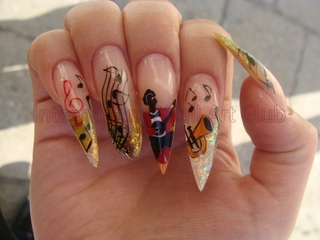 Illustration for article titled Intense Nail Art To Impress And Intimidate
